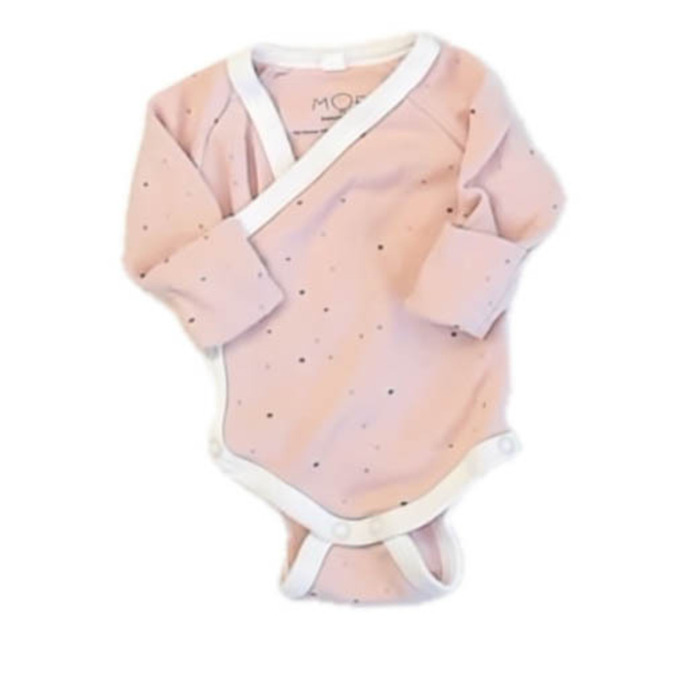Mori Girls Pink Dots Onesie size: Newborn
